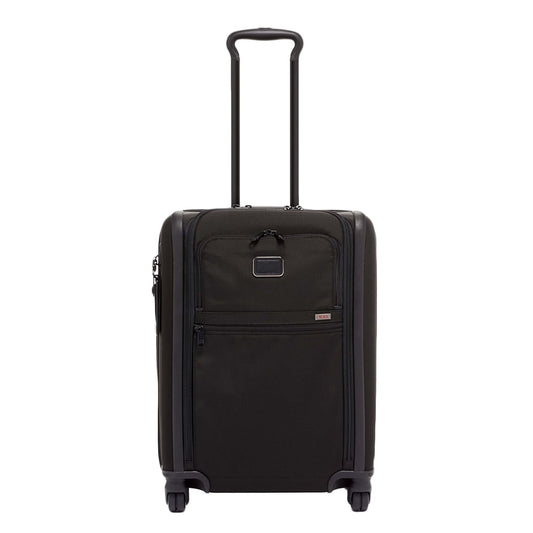Tumi Alpha Continental Erweiterbarer 4-Rollen-Handgepäckkoffer in Schwarz