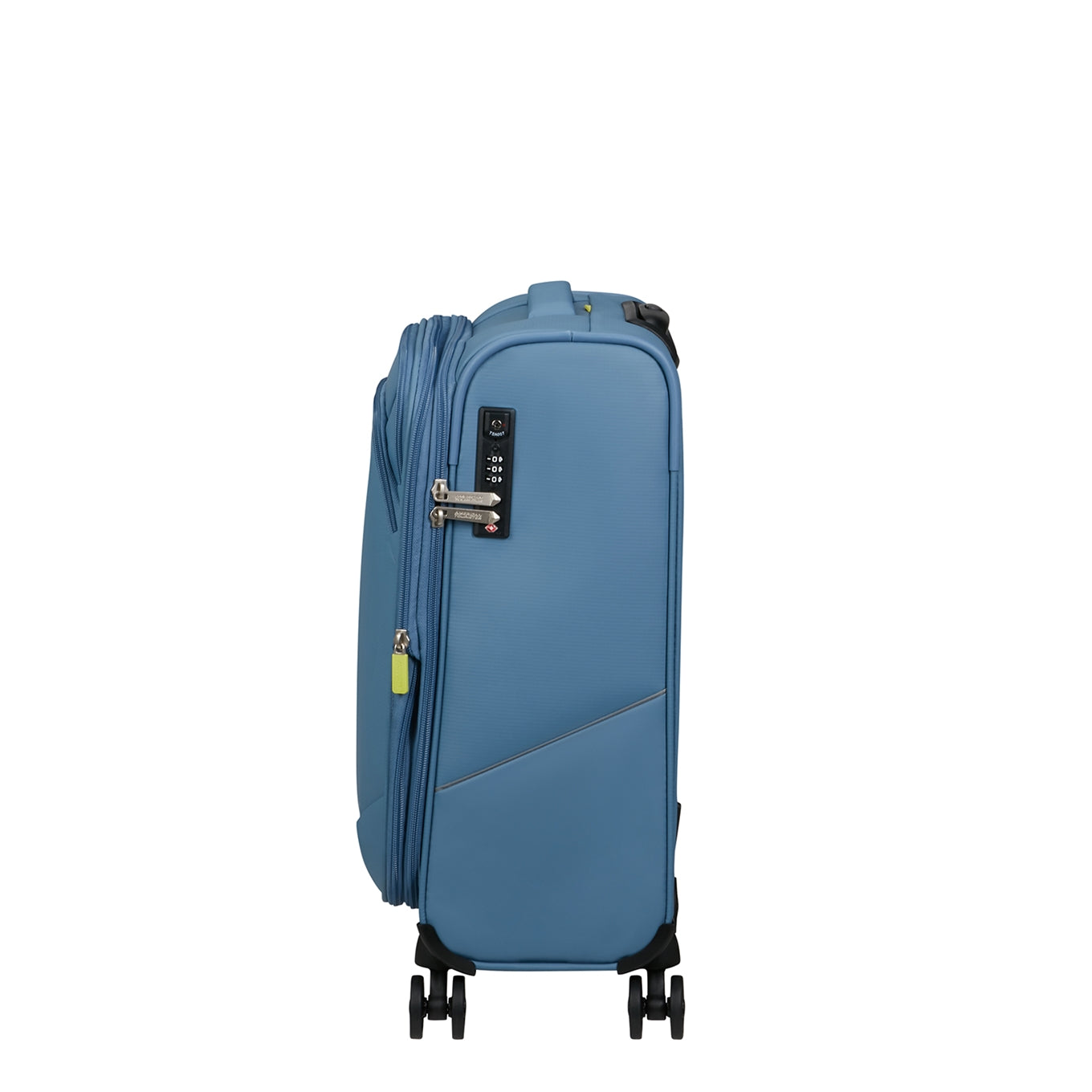 American Tourister Summerride Spinner S Exp TSA coronet blau Weicher Koffer