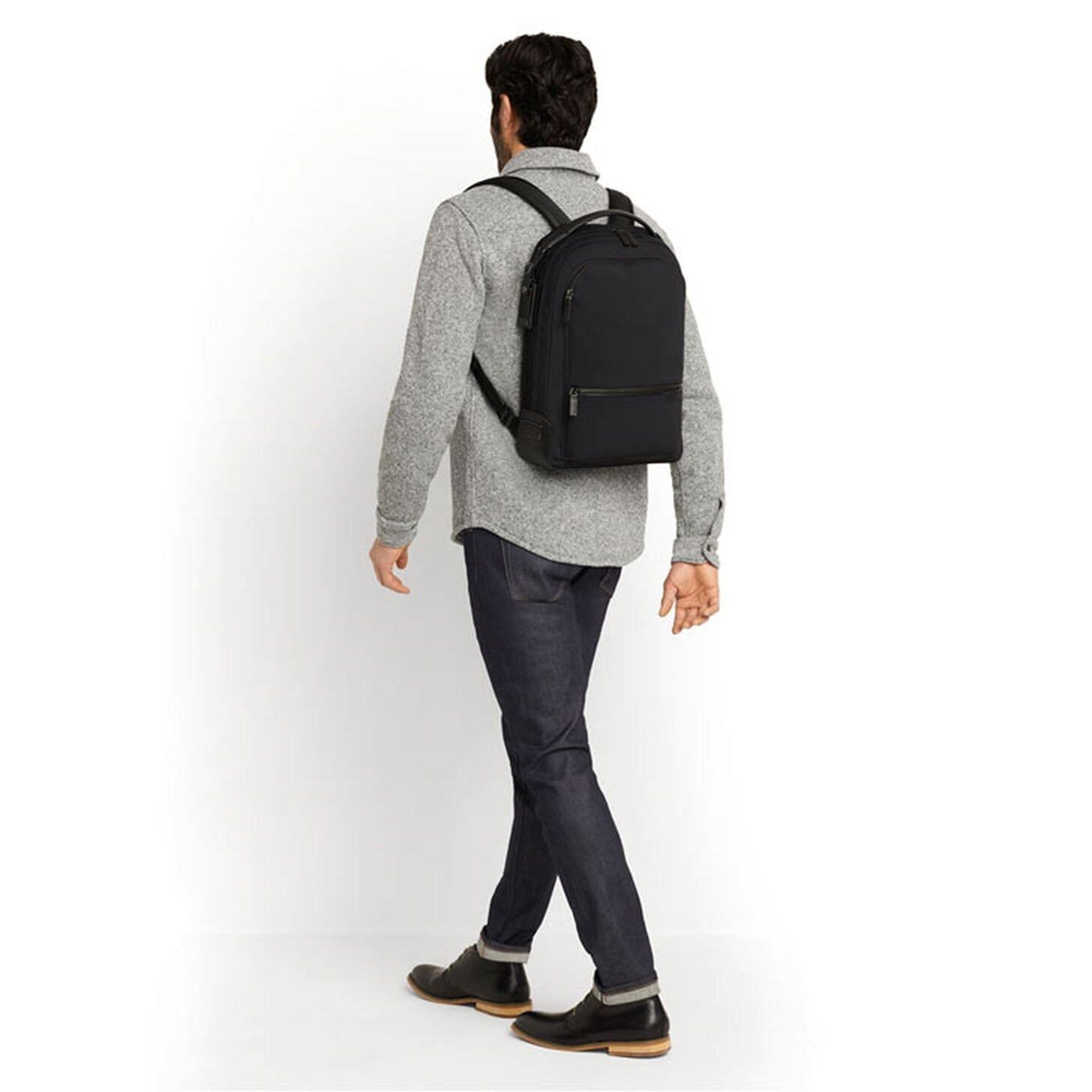TUMI Harrison Bradner Backpack Leather cognac