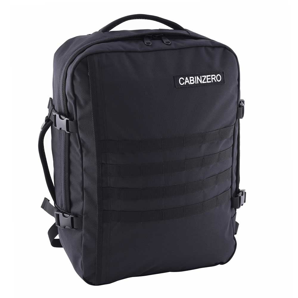 CabinZero Military 44L Lightweight Cabin Bag absolute schwarze Wochenendtasche