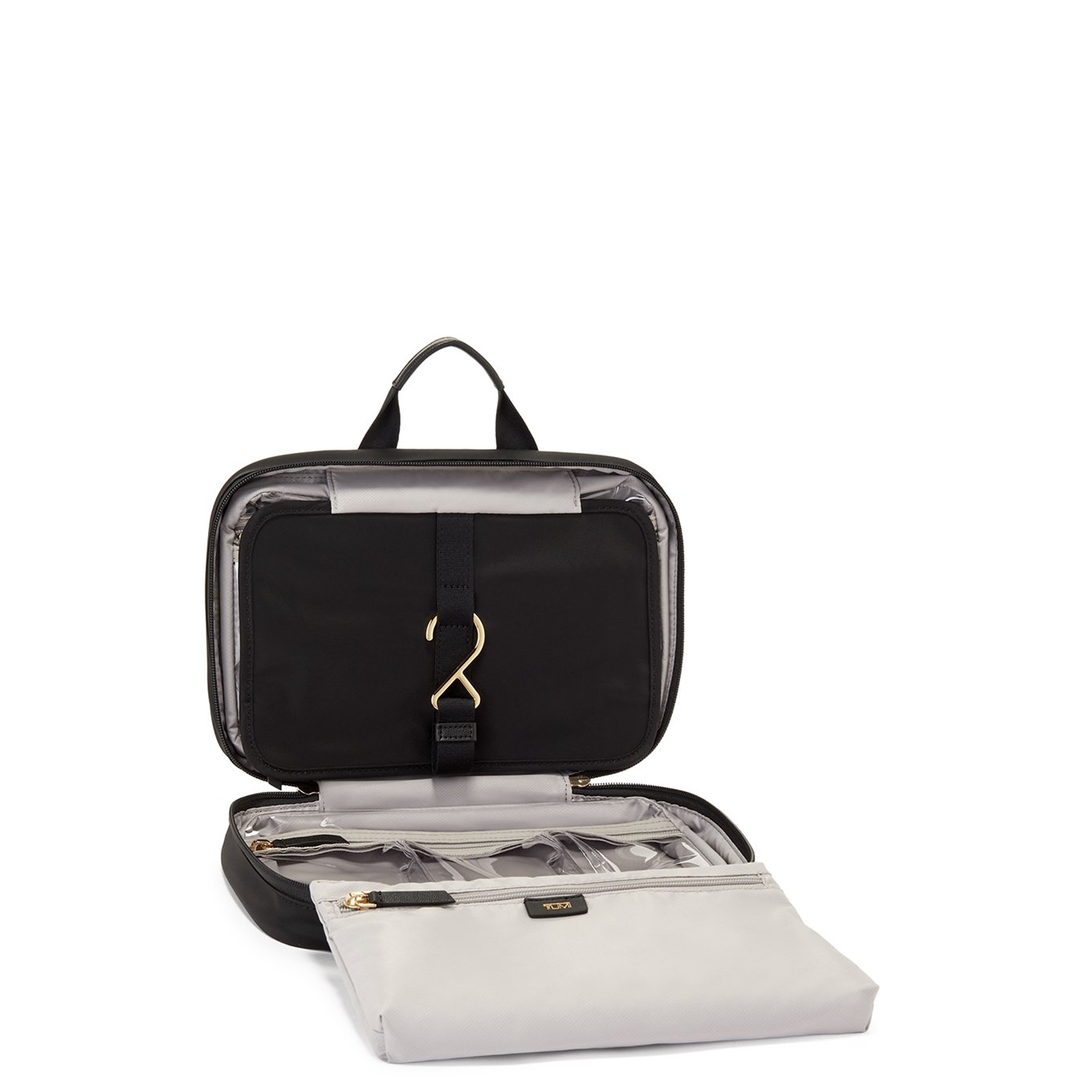 Tumi Voyageur Madeline Cosmetic schwarz/gold