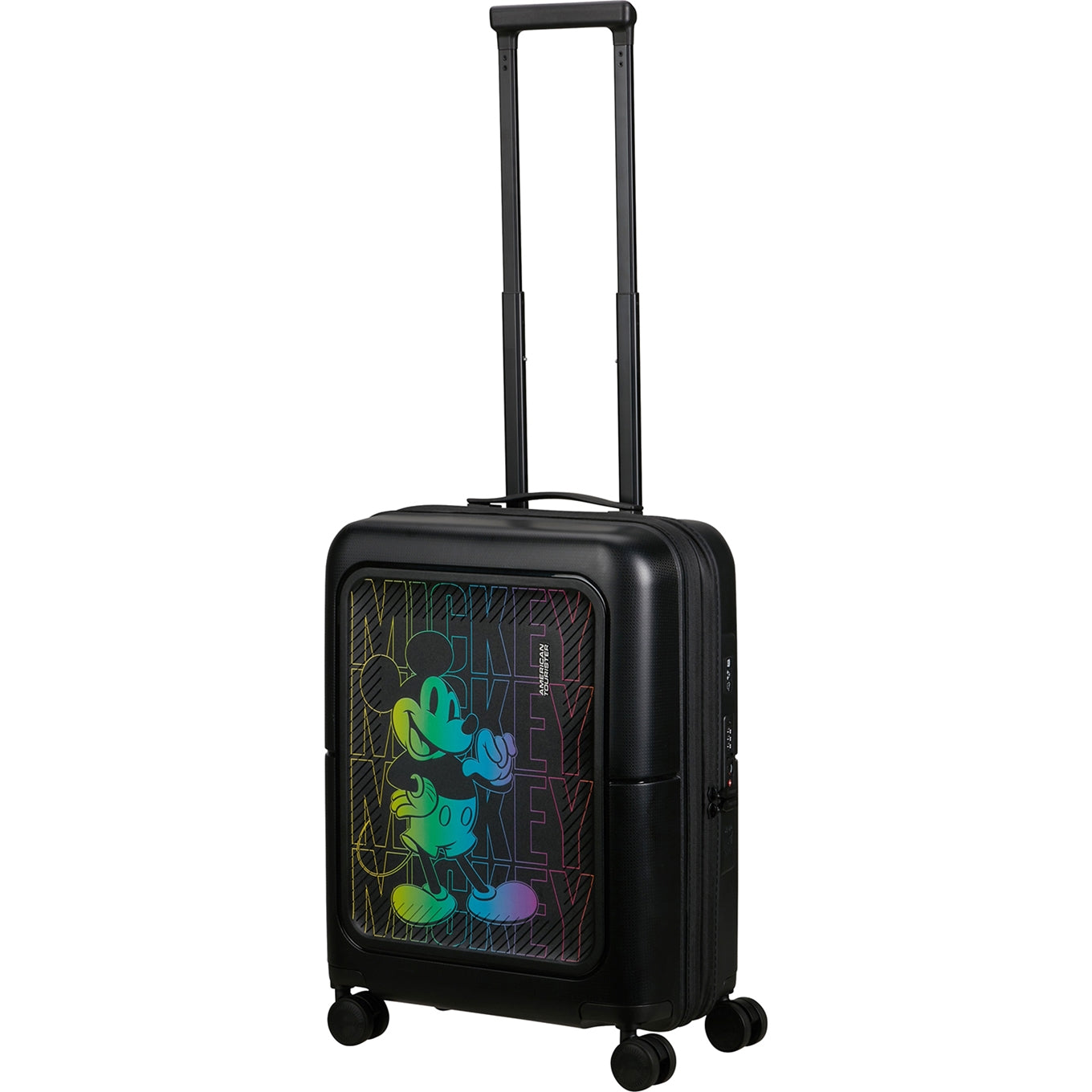 American Tourister Dashpop Disney Spinner 55/20 Exp TSA mickey neon gradient