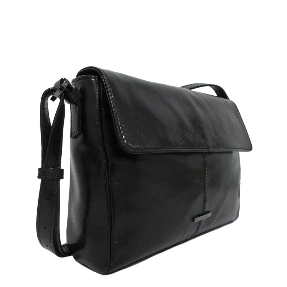 Claudio Ferrici Pelle Vecchia Shoulder Bag black