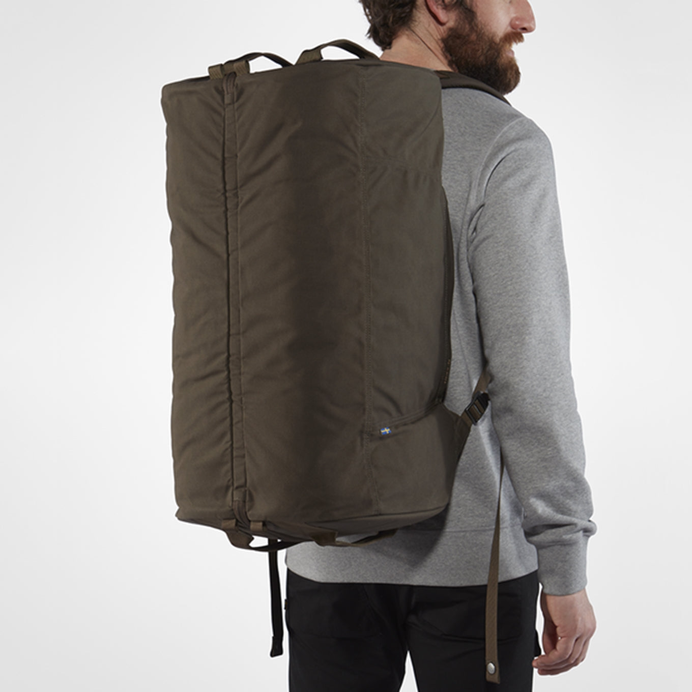 Fjallraven Splitpack Großer Rucksack/Reisetasche schwarz Wochenendtasche