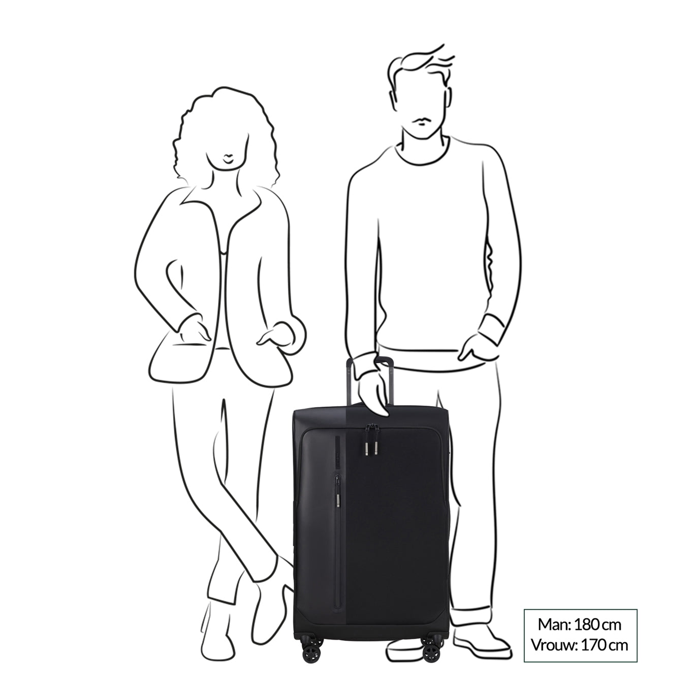 Samsonite BIZ2GO TRVL Spinner 77 DF Expandable deep blue