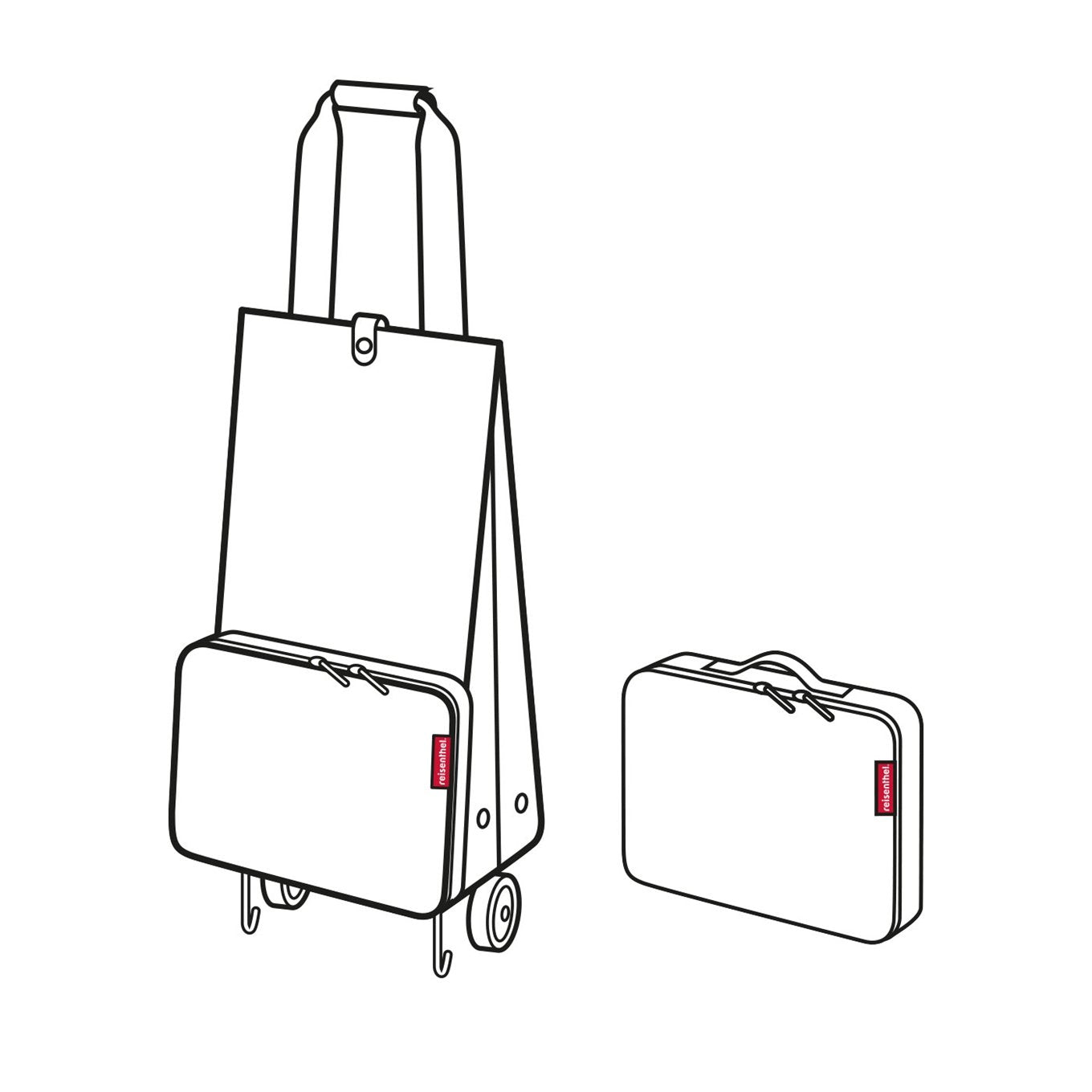 Reisenthel Shopping Foldable Trolley black
