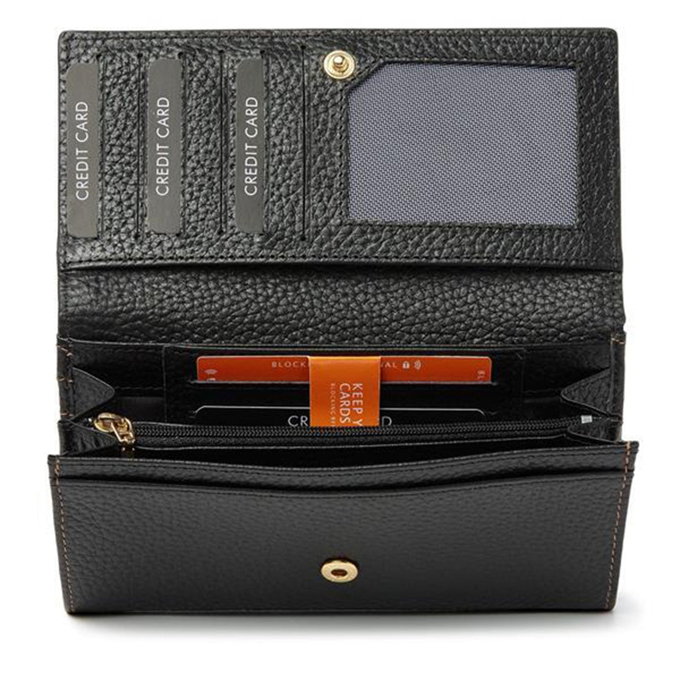 dR Amsterdam Mint Ladies Wallet 110159 black