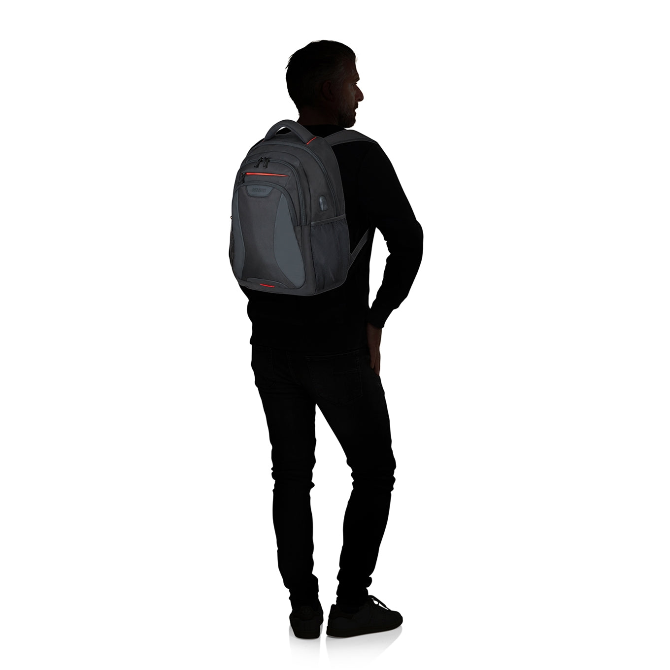 American Tourister At Work Laptop Backpack 15.6'' Eco USB bass black