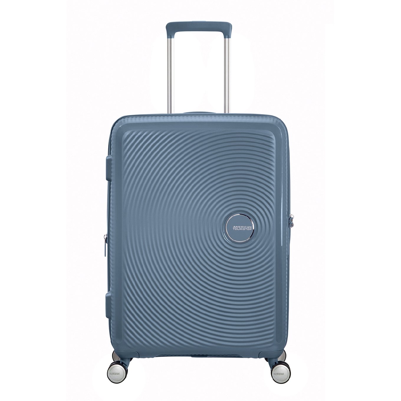 American Tourister Soundbox Spinner 67 Expandable stone blue Hard case