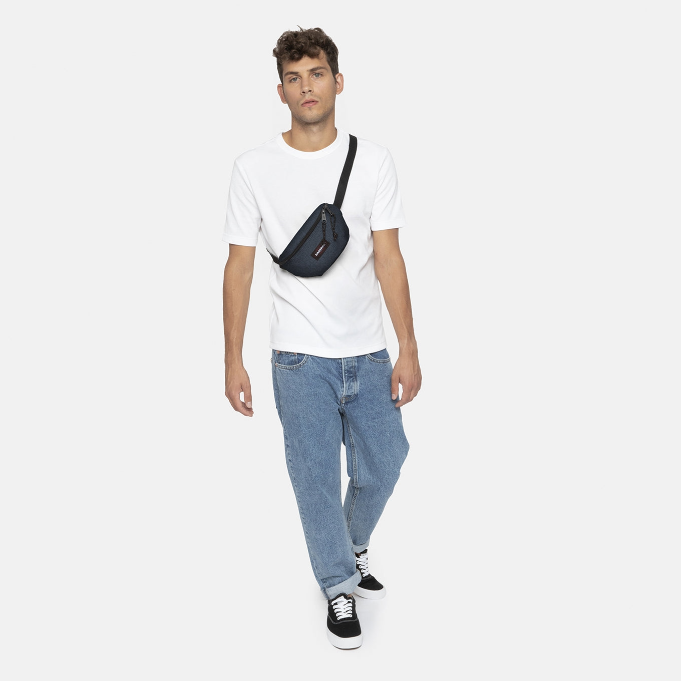 Eastpak Springer triple denim belt bag