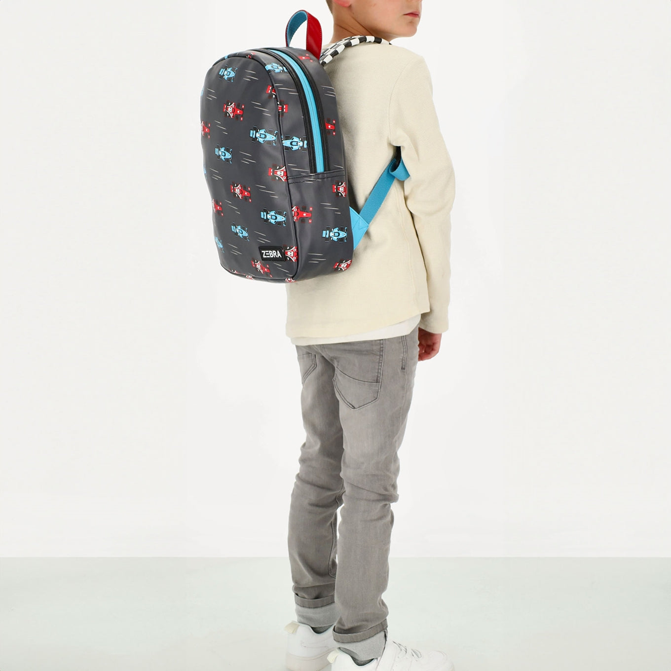 Zebra Trends Jesse Schoolbag racecar black