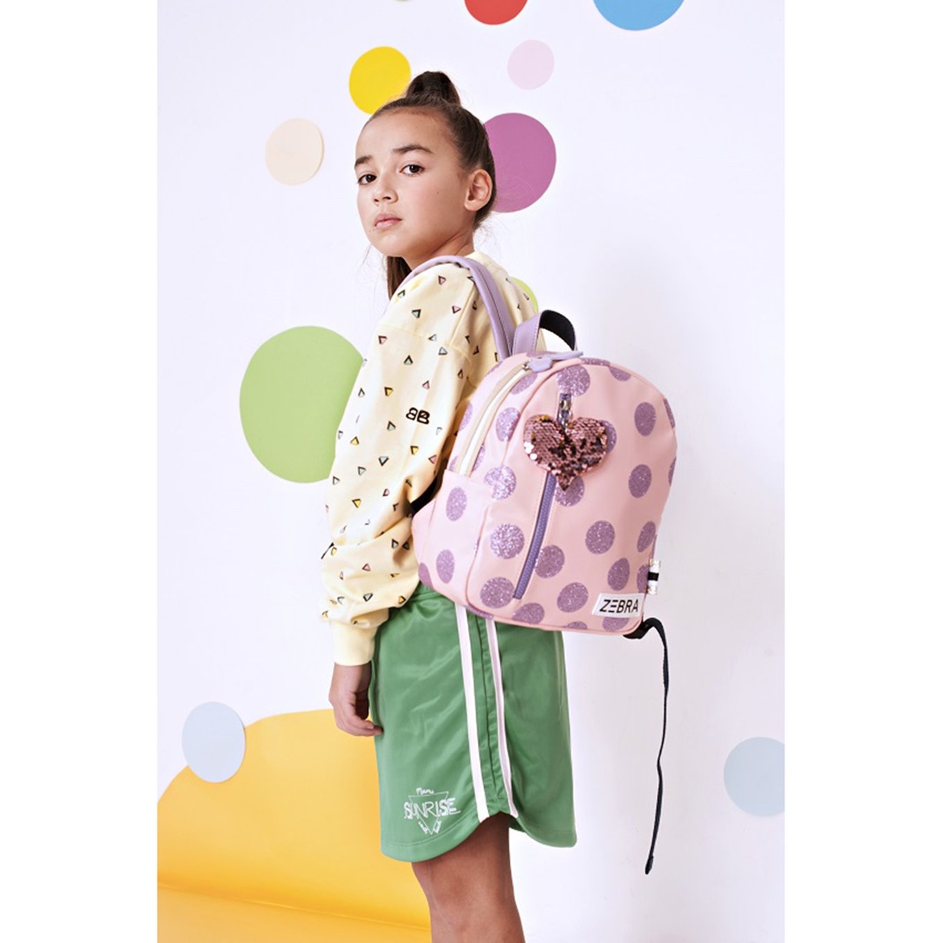 Zebra Trends Girls Rugzak S Soft Leo pink