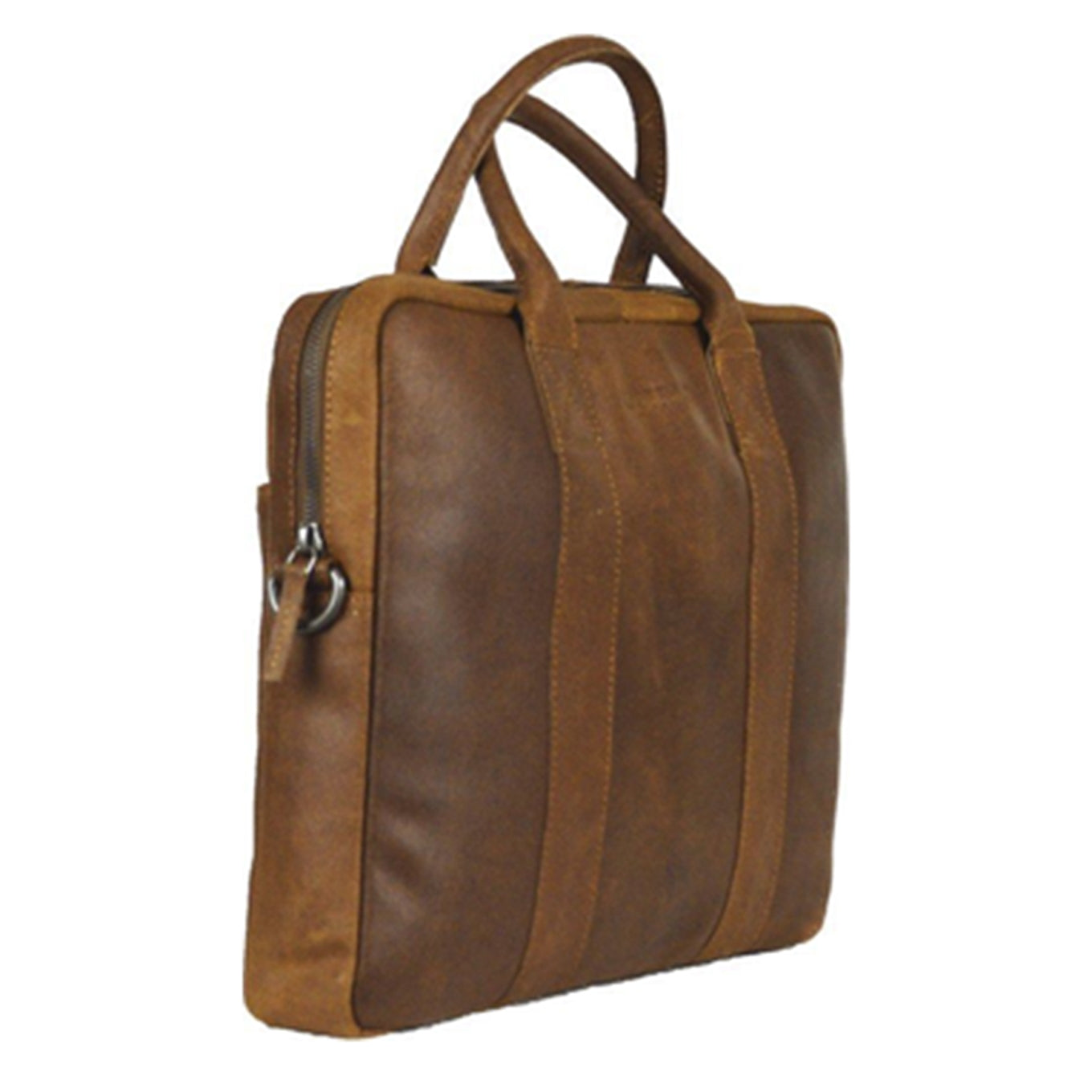 DSTRCT Limited Single Zip 14'' Laptoptas cognac