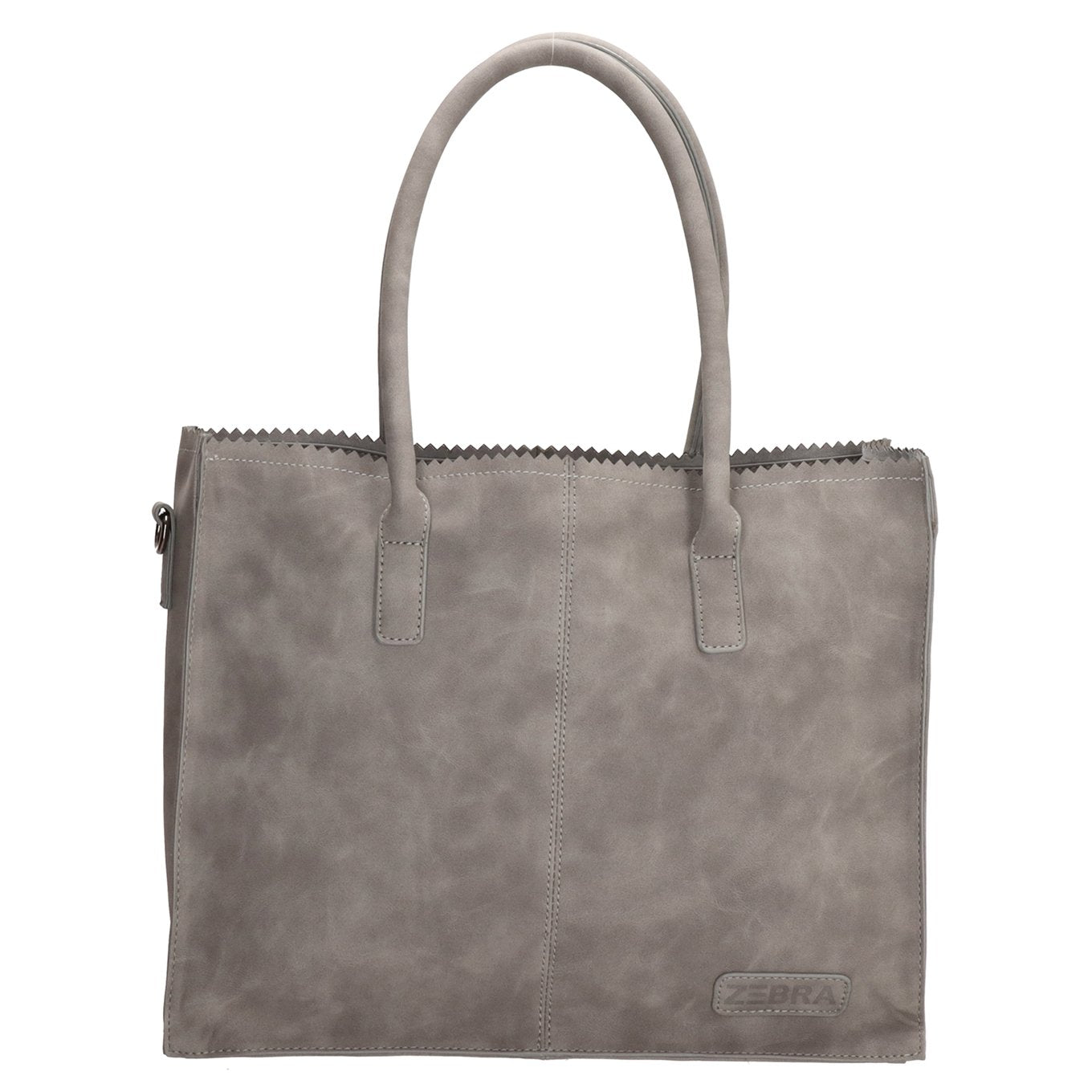 Zebra Trends Natural Bag Lisa Shopper mittelgraue Damentasche
