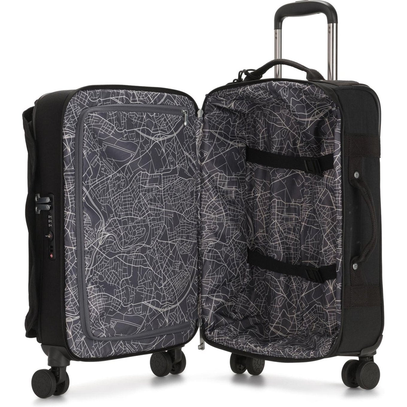 Kipling Spontaneous S Black Noir Weicher Koffer