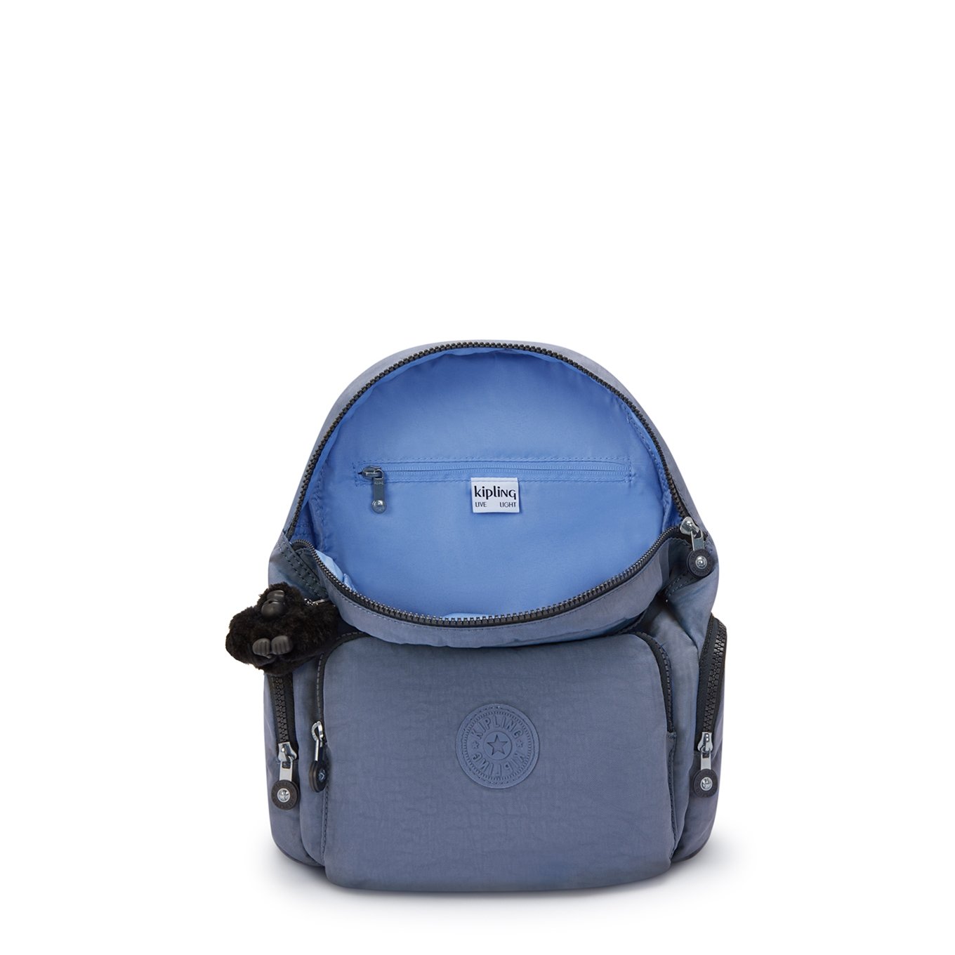 Kipling City Zip S blue lover