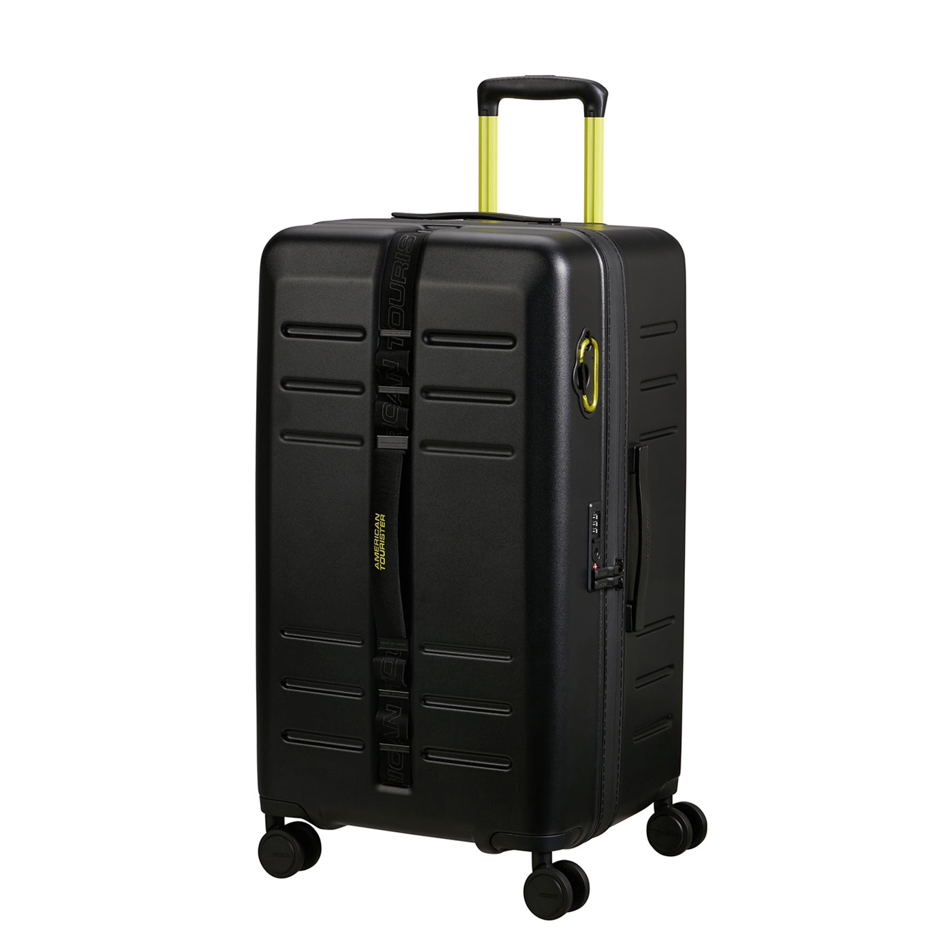 American Tourister Trailon Trunk 73/27 TSA black Hard Suitcase