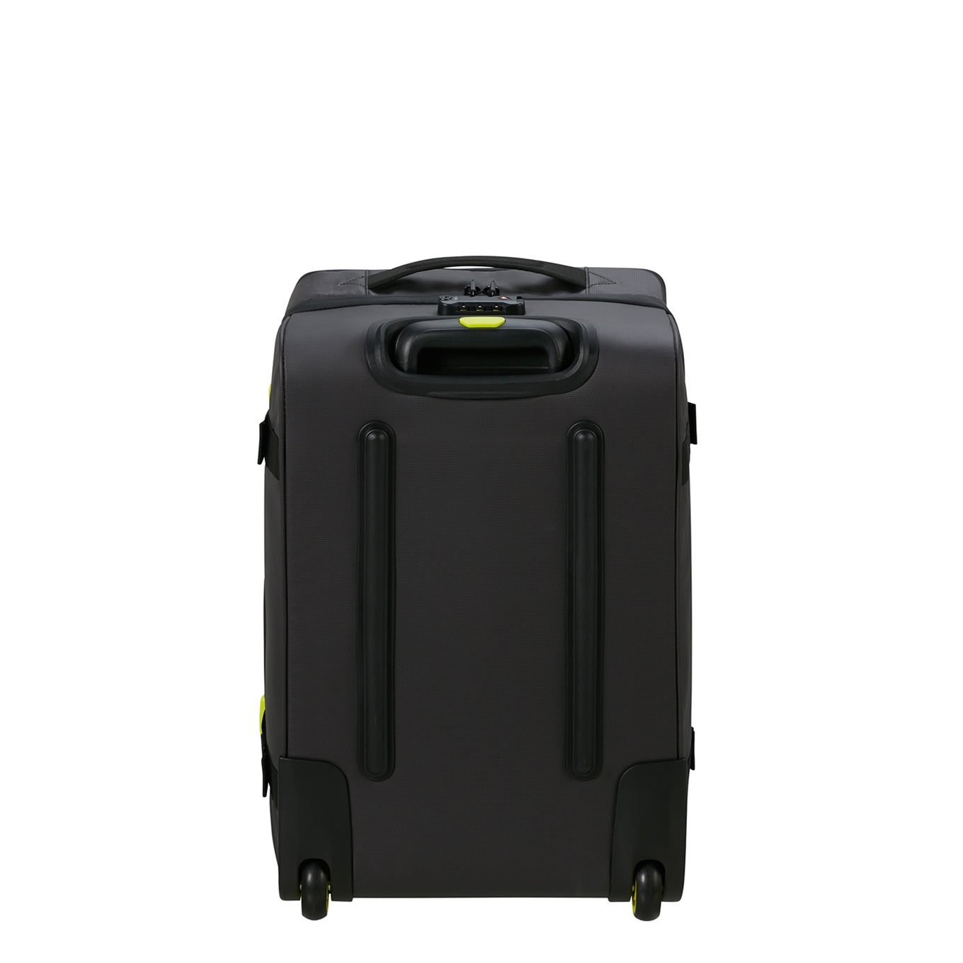 American Tourister Urban Track Duffle/Wheels S Coated black/lime Travel bag