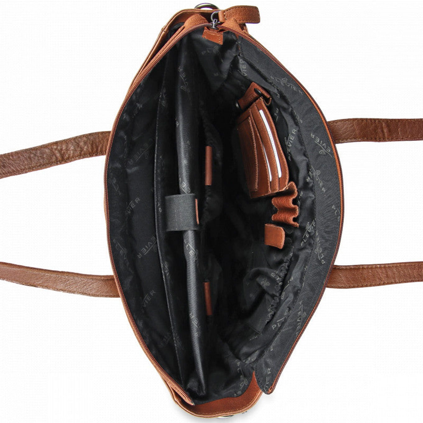 Plevier Agaat Shopper 15.6" cognac