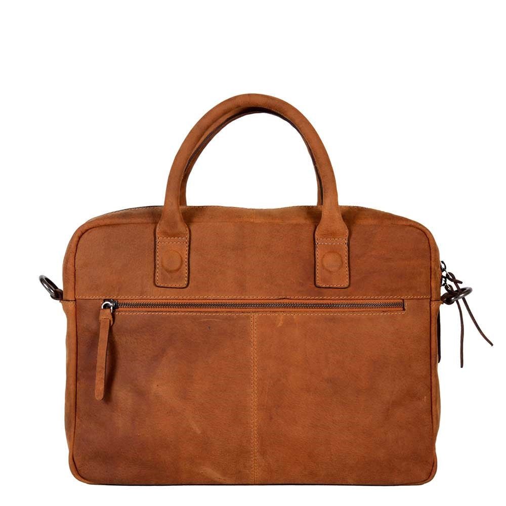 DSTRCT Wall Street Workingbag 14" cognac