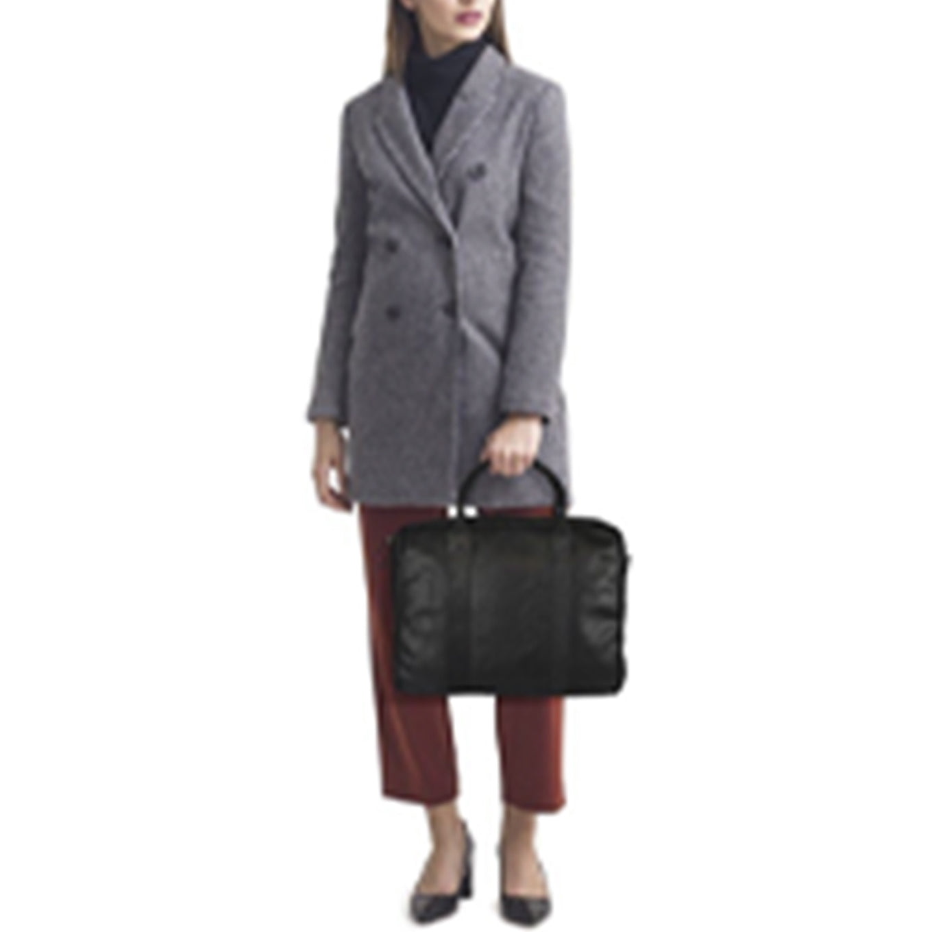 DSTRCT Limited Double Zip 15'' Laptoptas zwart