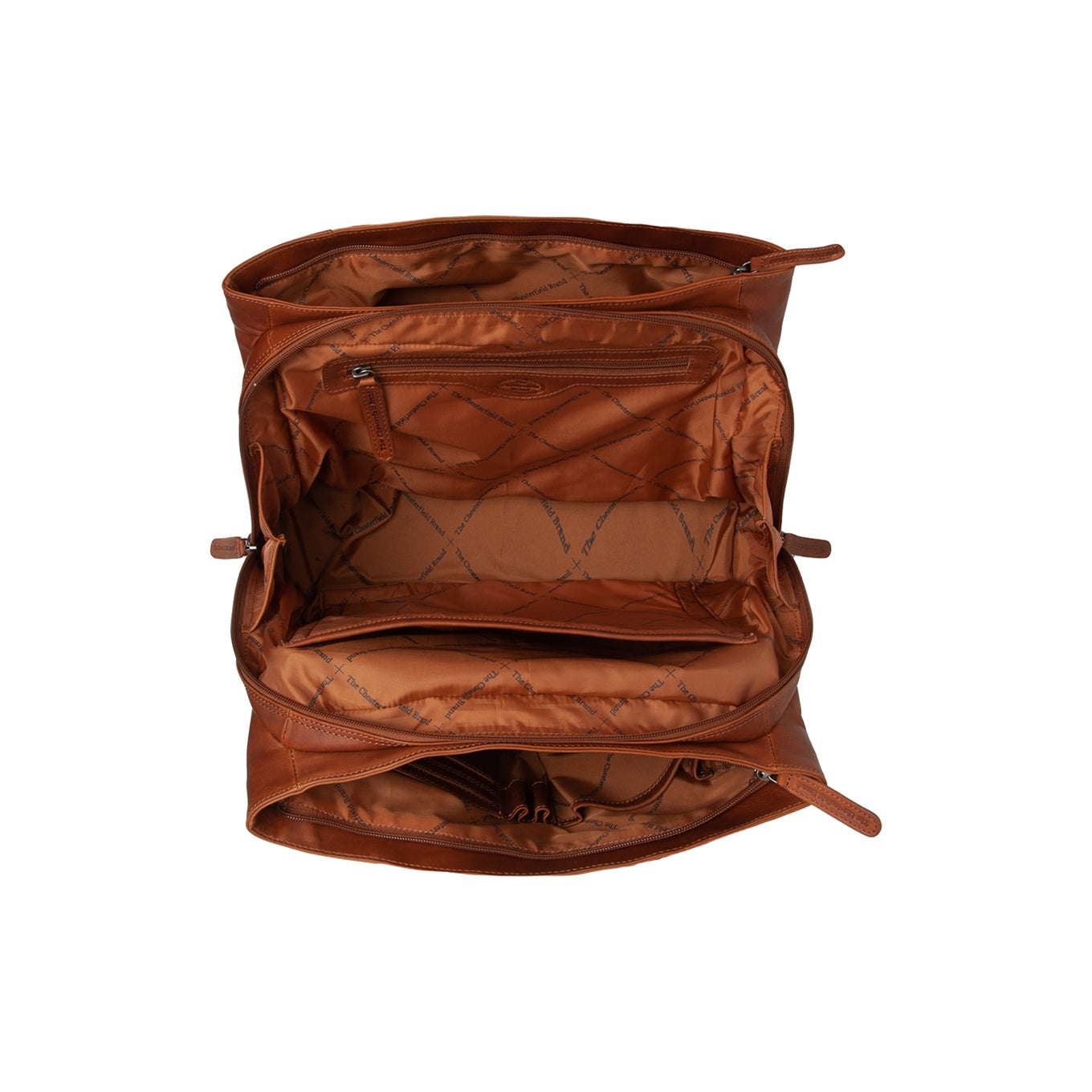 The Chesterfield Brand Passau Schoudertas cognac