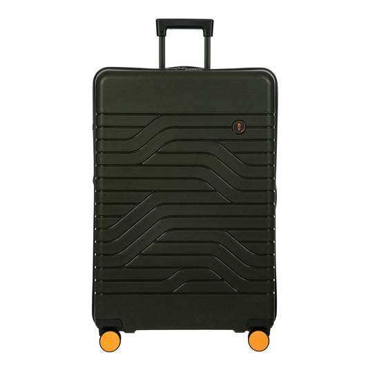 Bric's Ulisse Trolley Erweiterbarer großer olivgrüner Hartschalenkoffer
