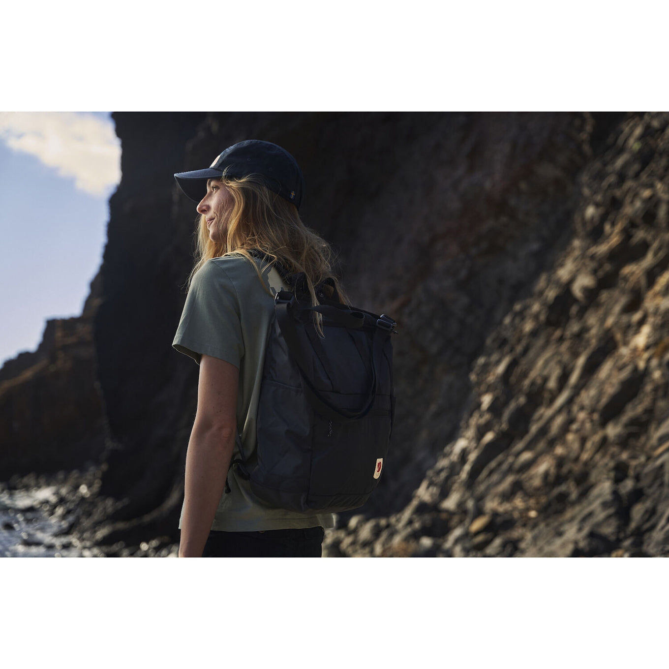 Fjallraven High Coast Totepack Rucksack in sanftem Gelb