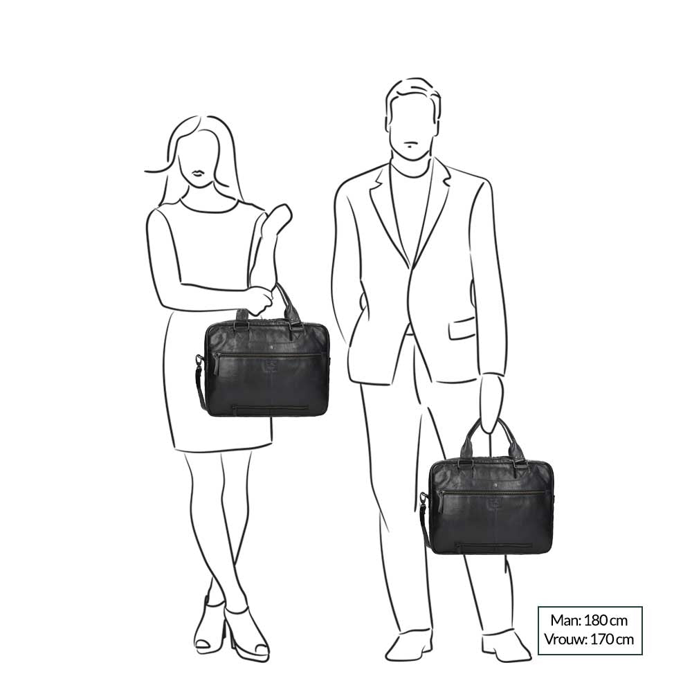 Bear Design Cow Lavato Laptop bag black