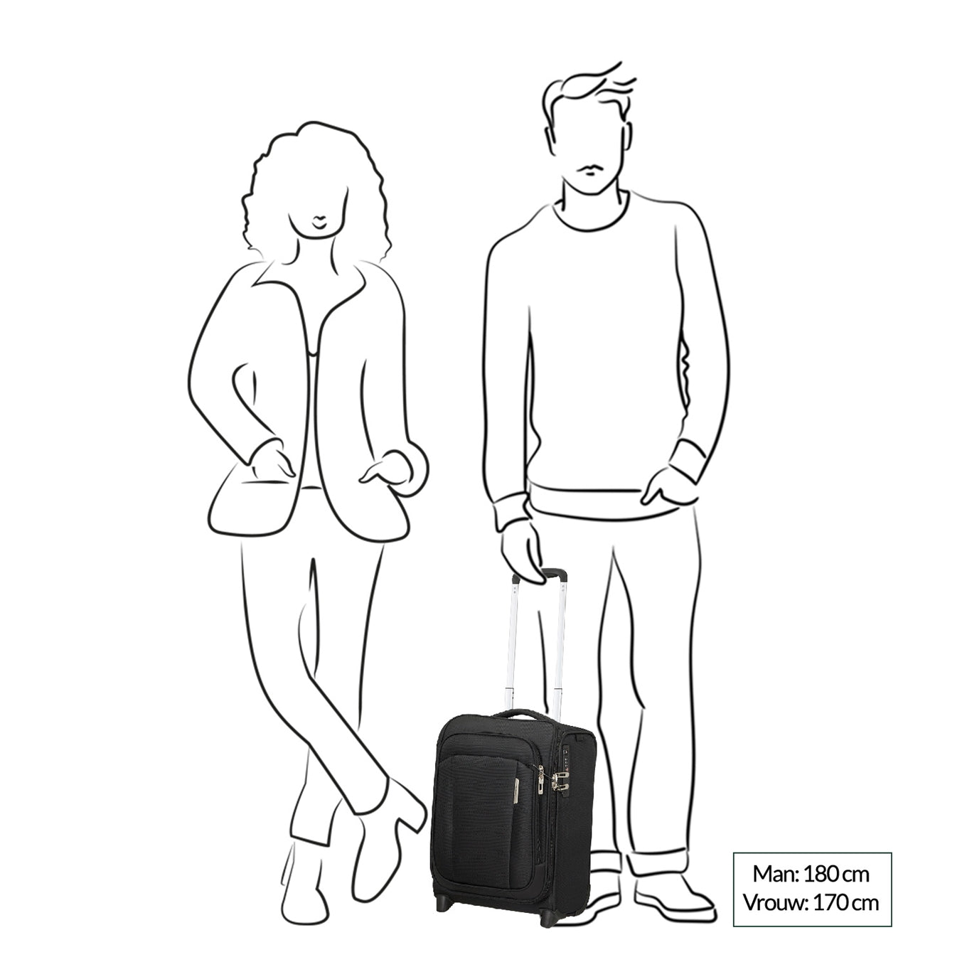 Samsonite Respark Upright 45 Underseater ozone black