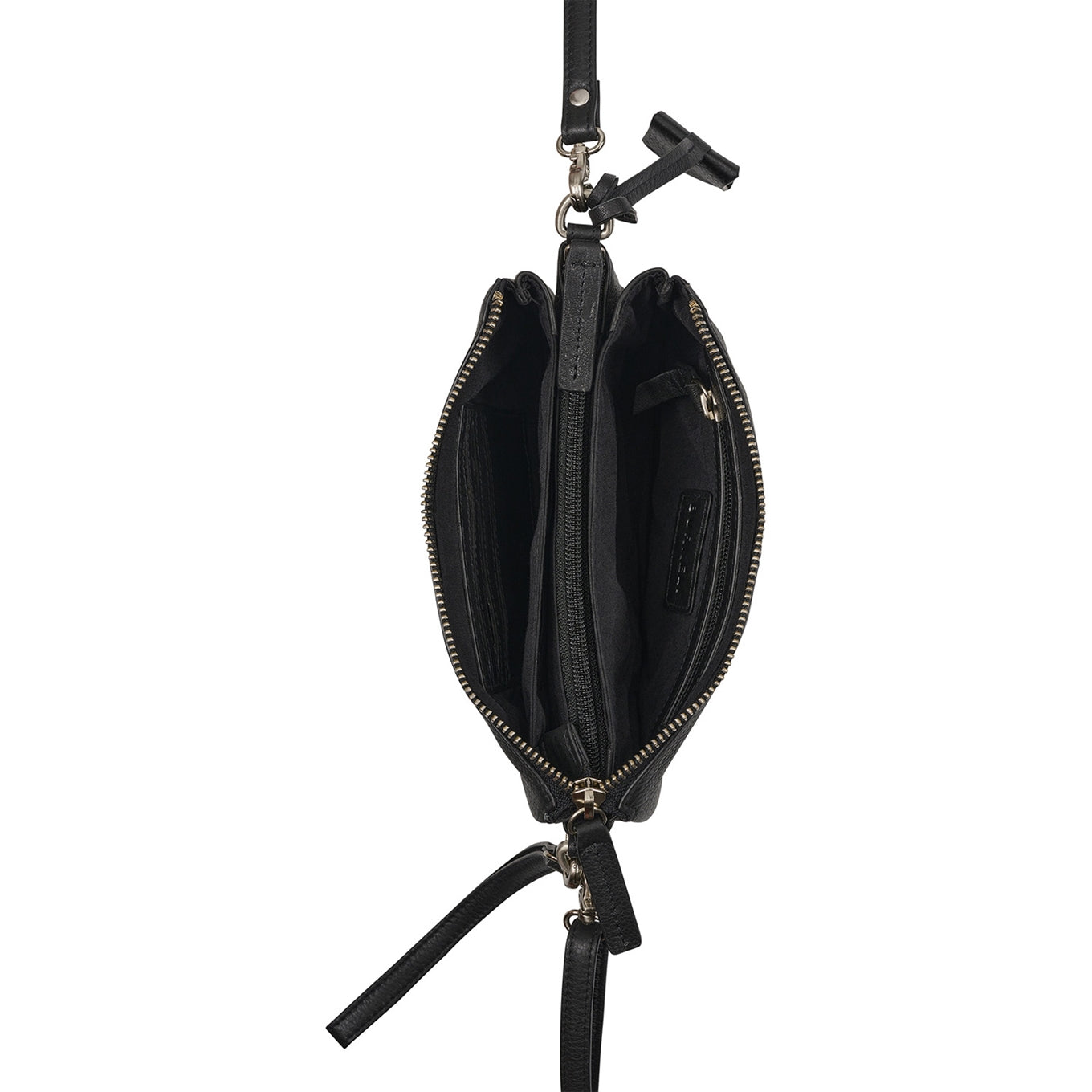 Burkely Soft Skylar Triple Pocket Zip black Women's bag