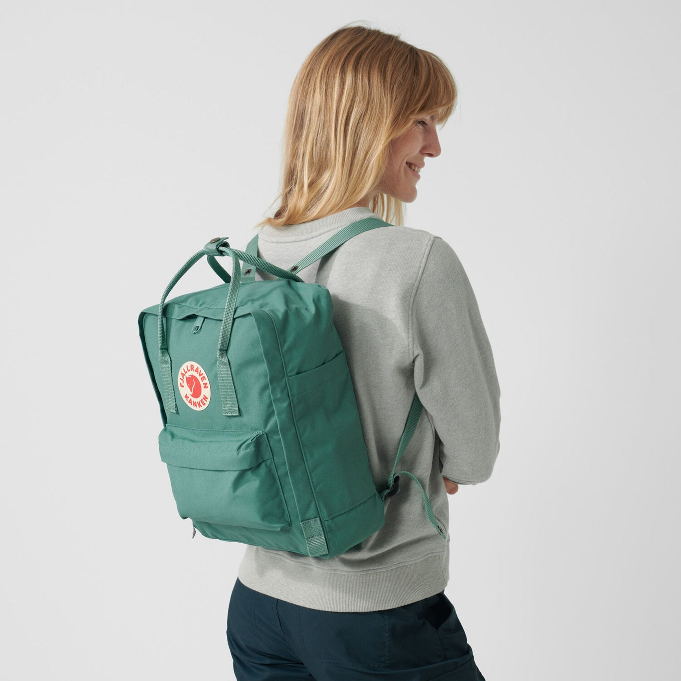 Fjallraven Kanken arctic green-spicy orange
