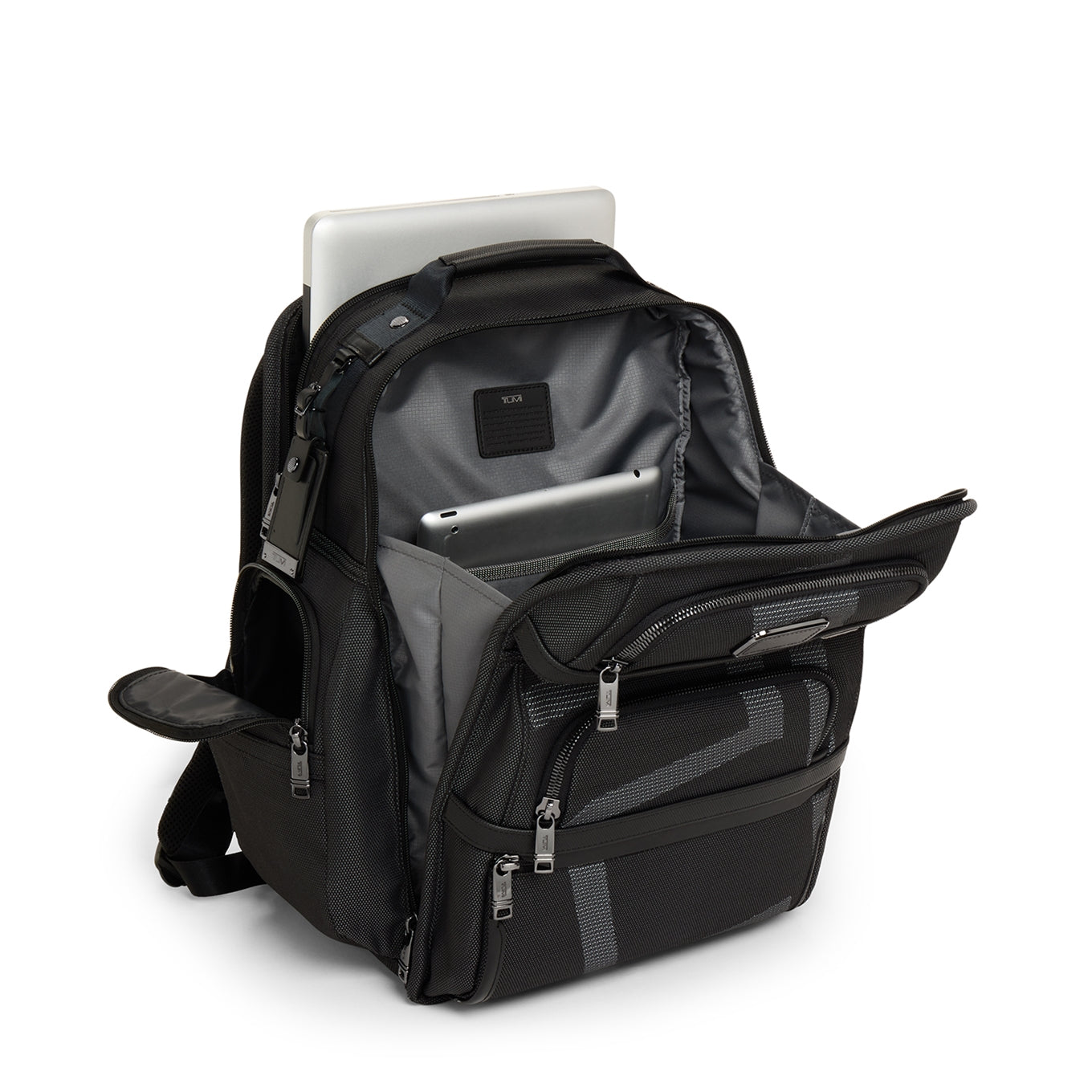 TUMI Alpha TUMI Brief Pack reflective TUMI jacquard