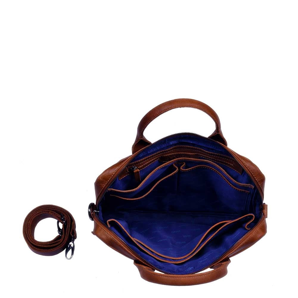 DSTRCT Main Street Workingbag 13.3'' cognac