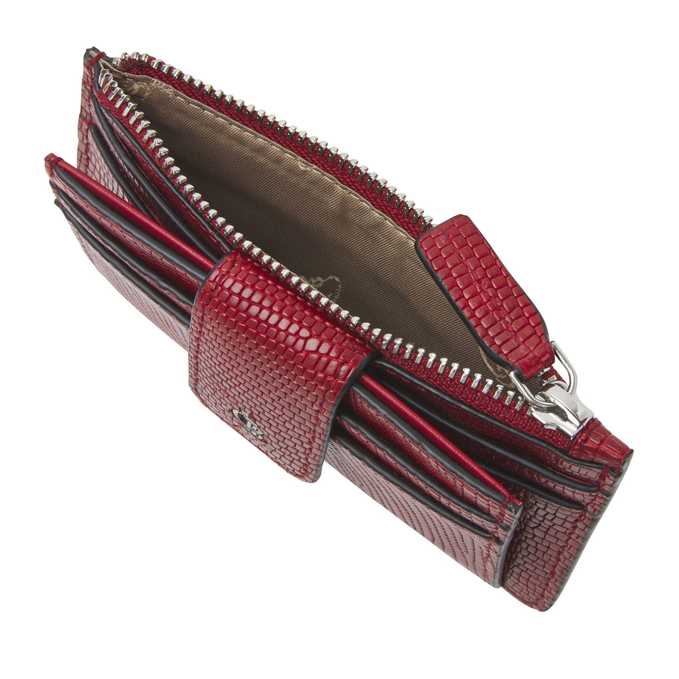 Castelijn & Beerens Donna Mini Wallet 7 Pasjes RFID rood