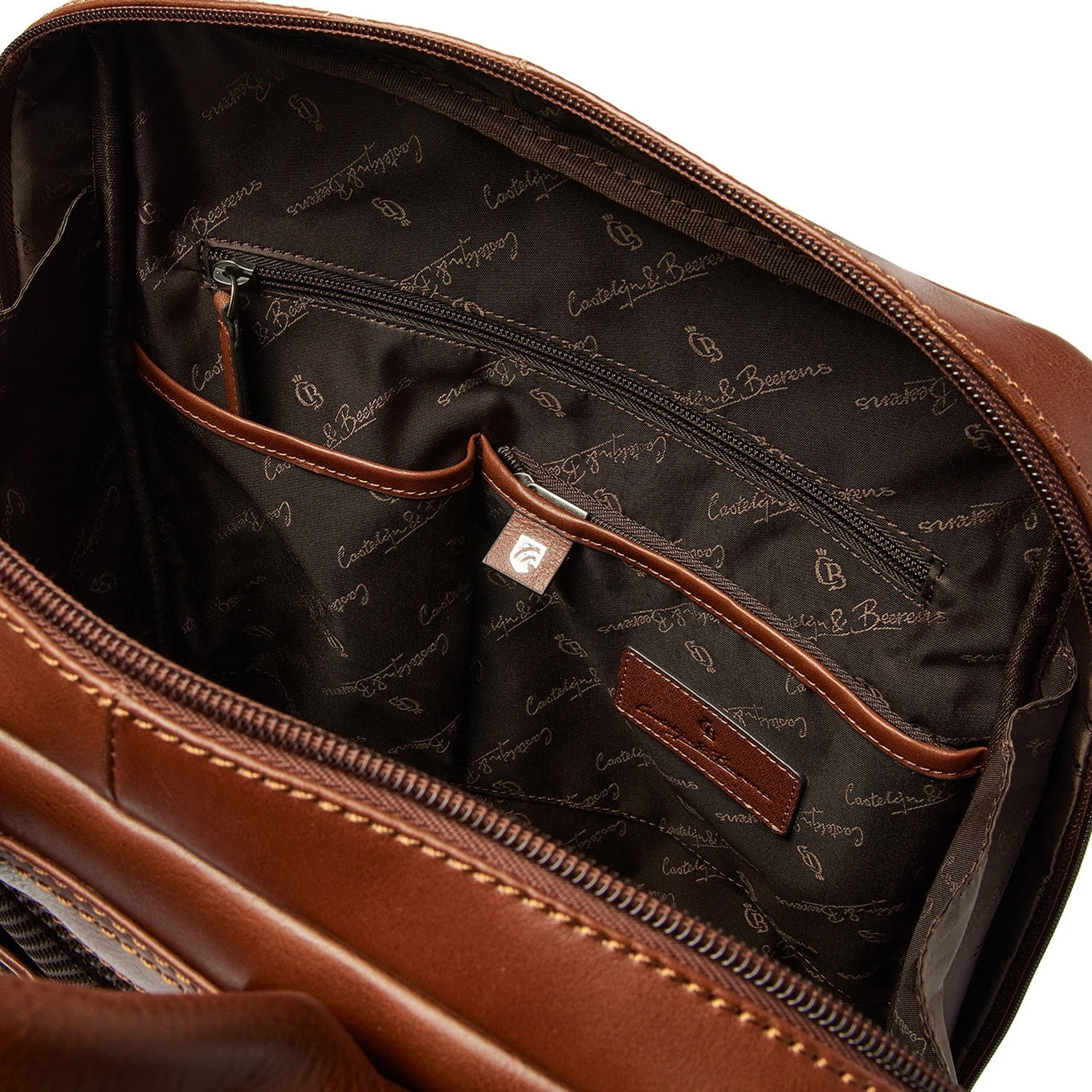 Castelijn & Beerens Laptop Backpack 15.6" light brown