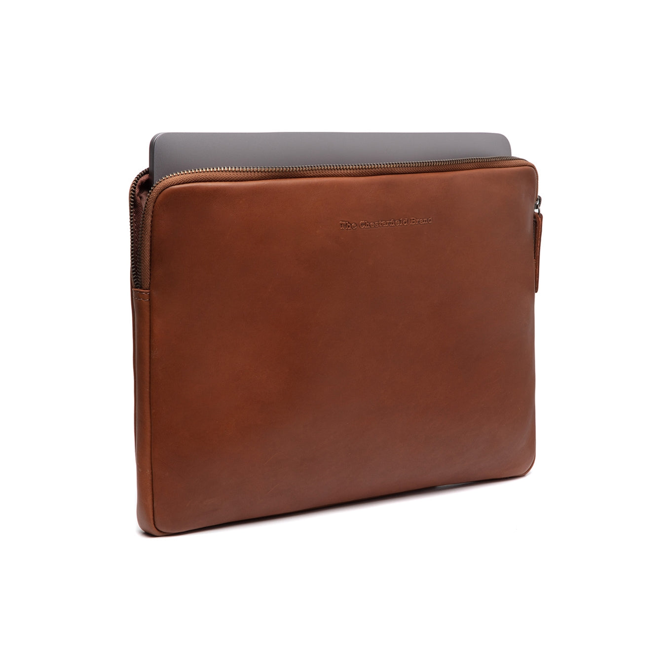 Die Chesterfield Brand Clinton Laptophülle Cognac