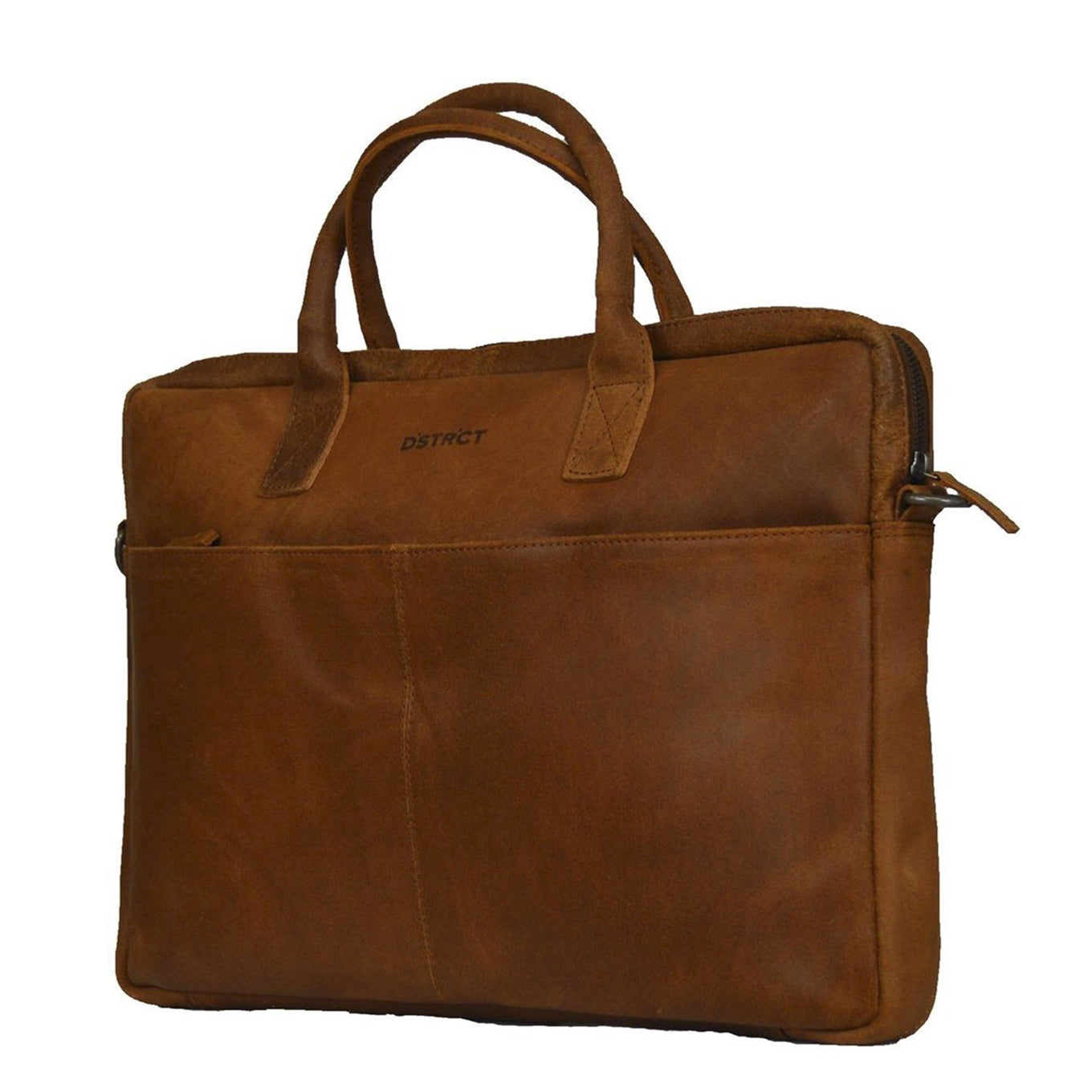DSTRCT Limited Laptoptas 17'' cognac