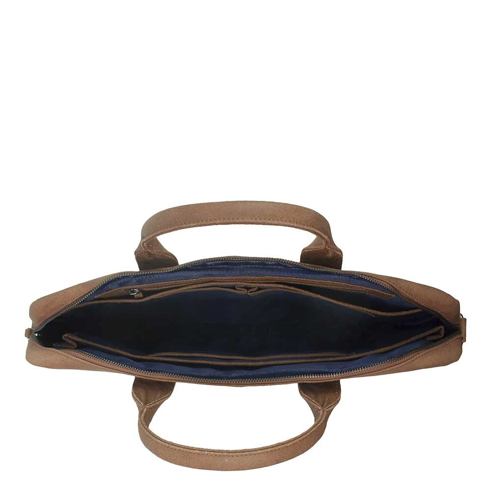 DSTRCT Fletcher Street Workingbag 17" cognac