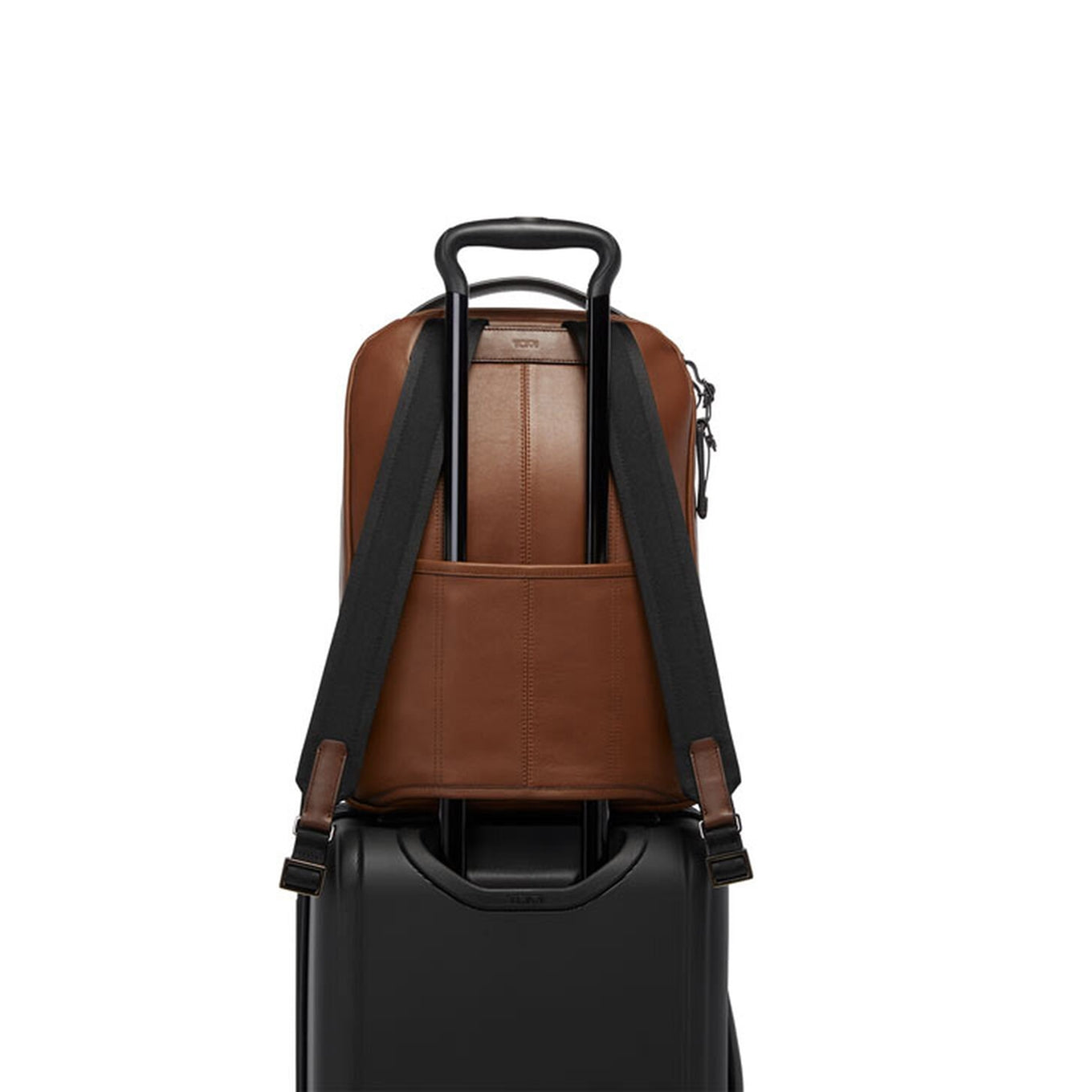 TUMI Harrison Bradner Backpack Leather cognac