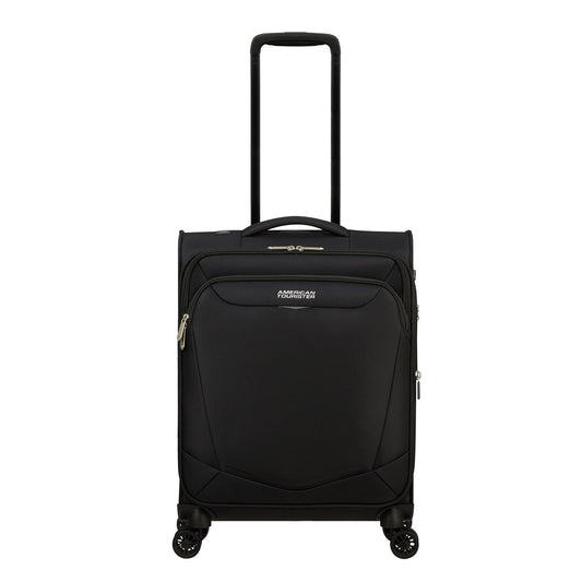 American Tourister Summerride Spinner S Exp schwarz Weicher Koffer