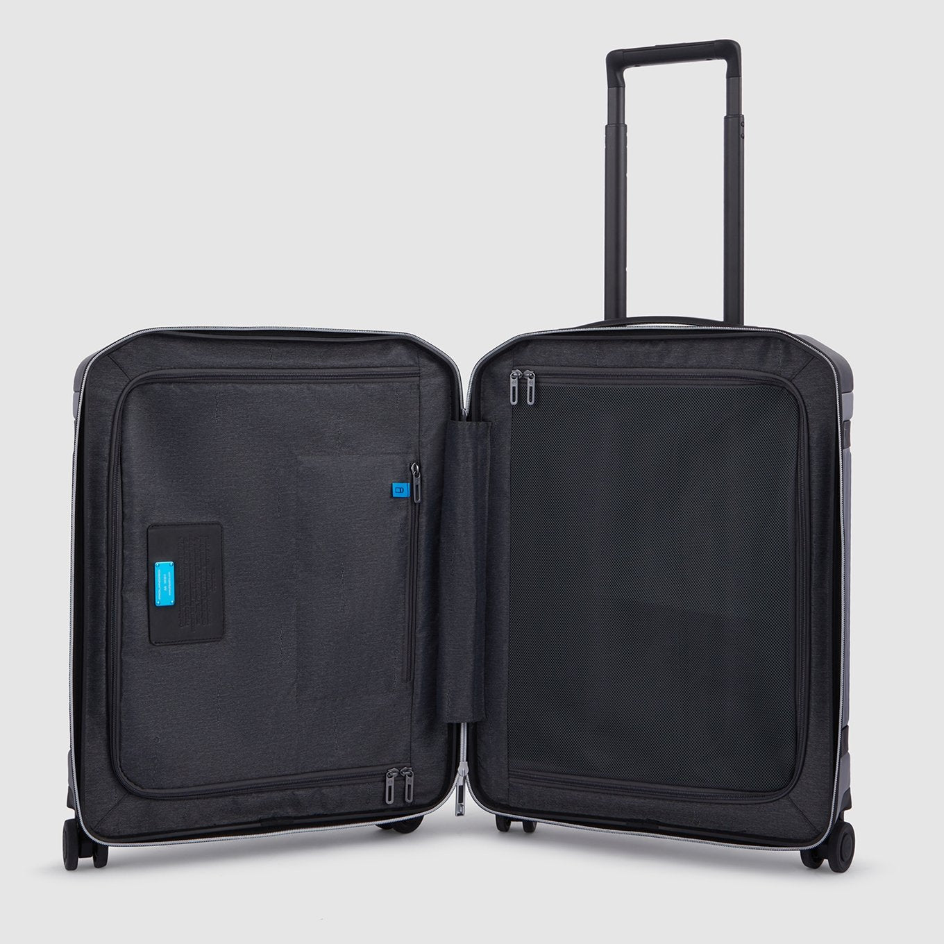 Piquadro PQ-Light Premium Slim Cabin Spinner 55 grey-black