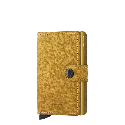 Secrid Miniwallet Wallet Crisple ocker Damenbrieftasche