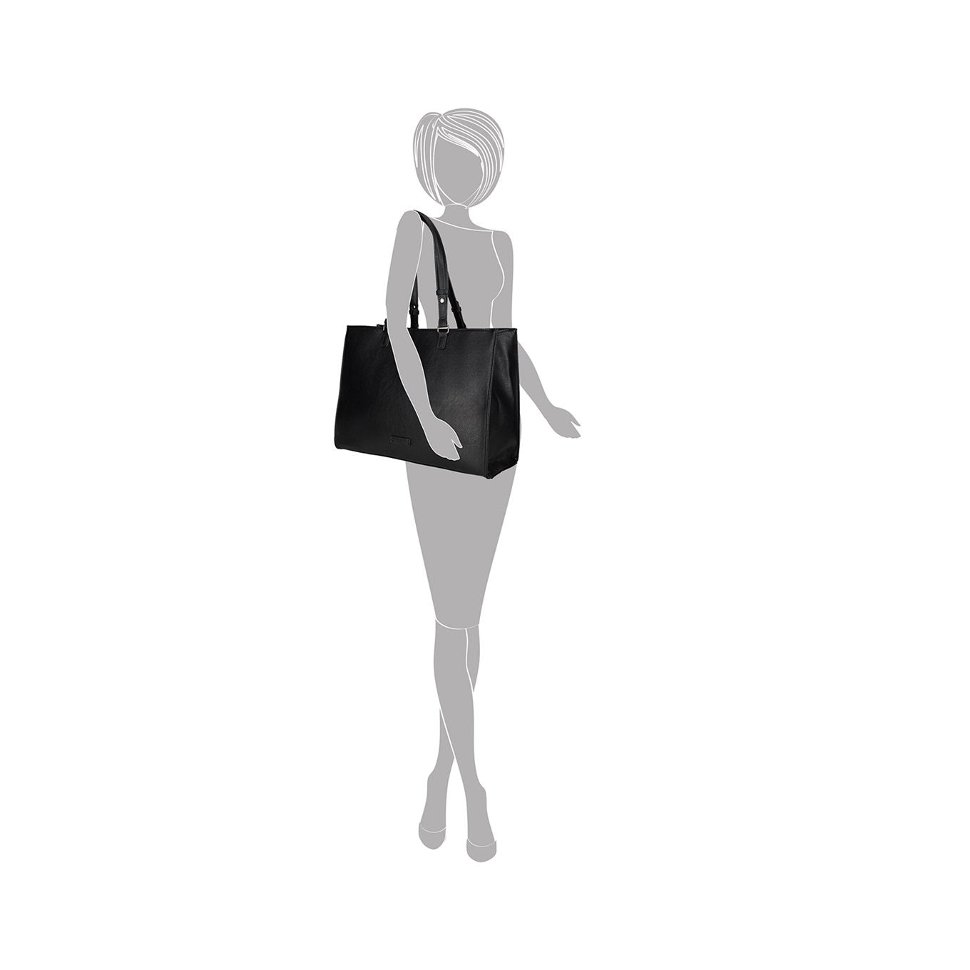 Enrico Benetti Lily Handbag 15" black
