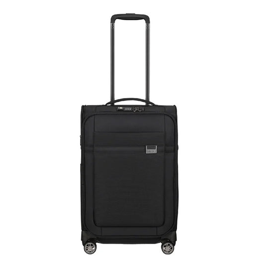 Samsonite Airea Spinner 55 Exp Länge 35 cm schwarz Weicher Koffer