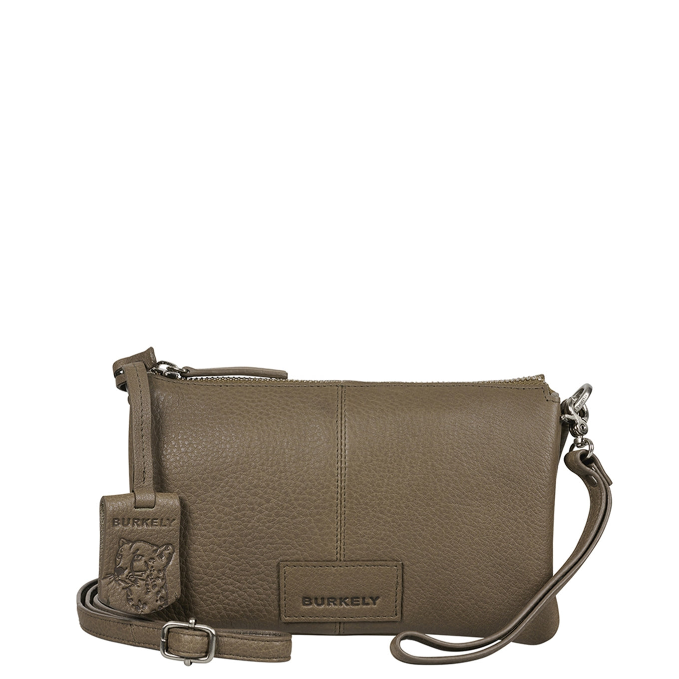 Burkely Soft Skylar Triple Pocket Zip taupe Women's bag
