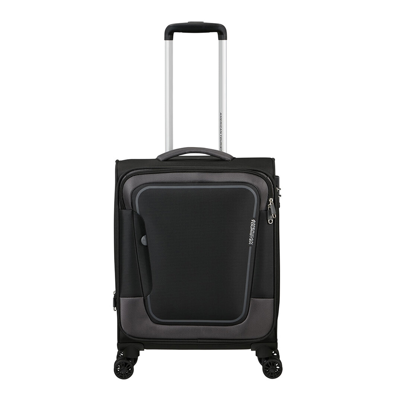 American Tourister Pulsonic Spinner 55 EXP asphalt black