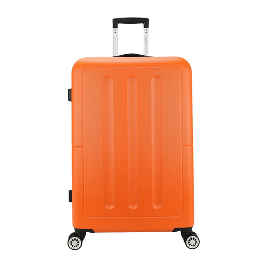 Ordentlicher Neon-Fix Trolley 76 oranger Hartschalenkoffer