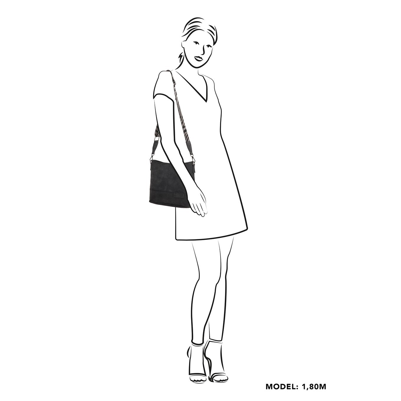 Zebra Trends Merel Crossover sand