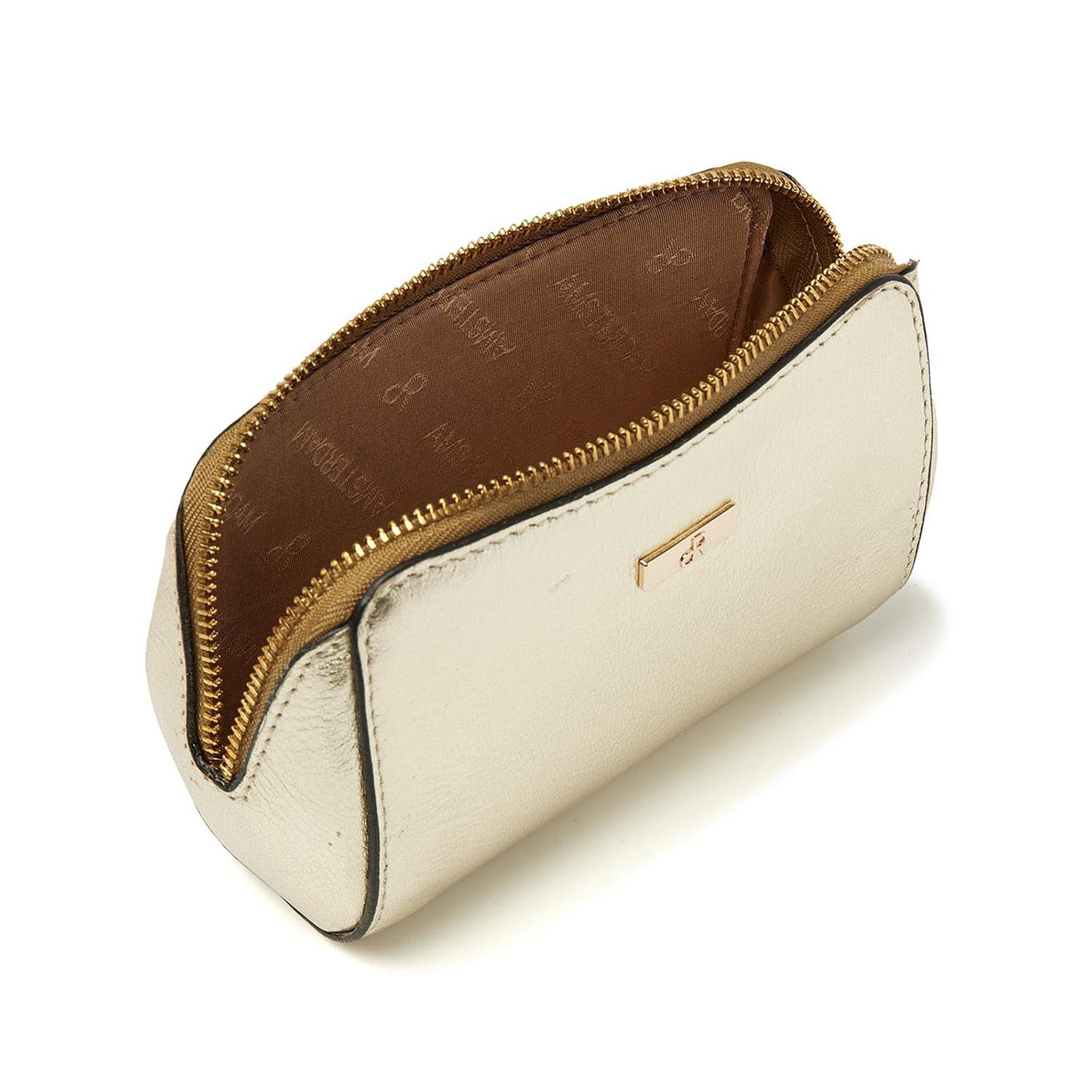 dR Amsterdam Mint Make-Up Bag light gold